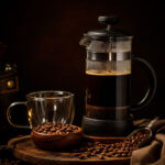 Alat French Press untuk menyeduh Kopi