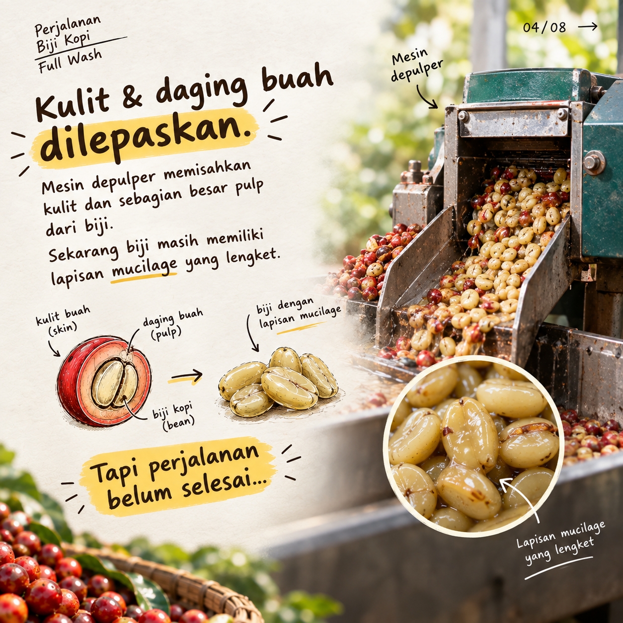 Biji Kopi Metode Full Wash 04