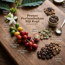 Proses Pertumbuhan Biji Kopi