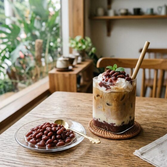 Resep Es Kopi Kacang Merah