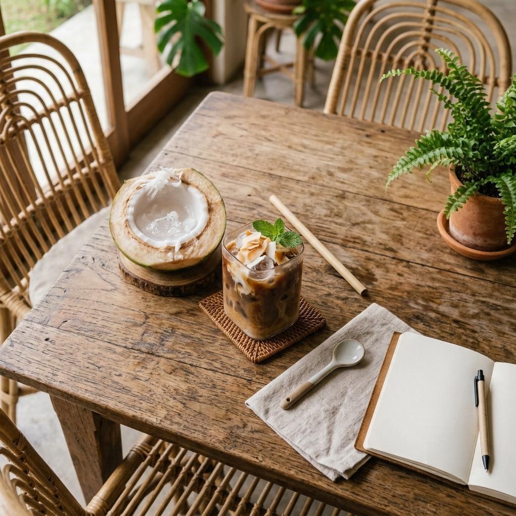 Resep Es Kopi Kelapa Susu