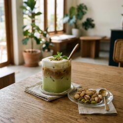 Resep Es Kopi Pistachio