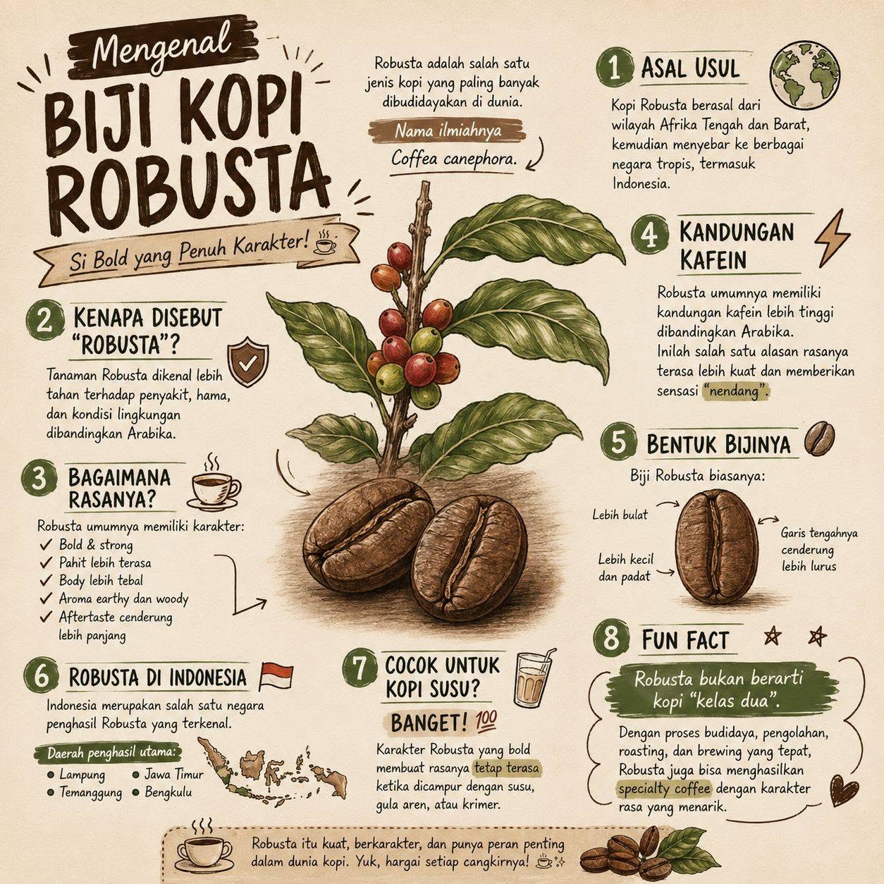 Sejarah Biji Kopi Robusta